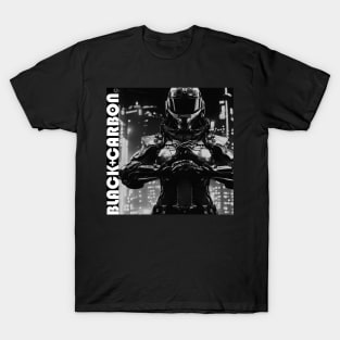 Black Carbon Cyberpunk Assassin 003 T-Shirt